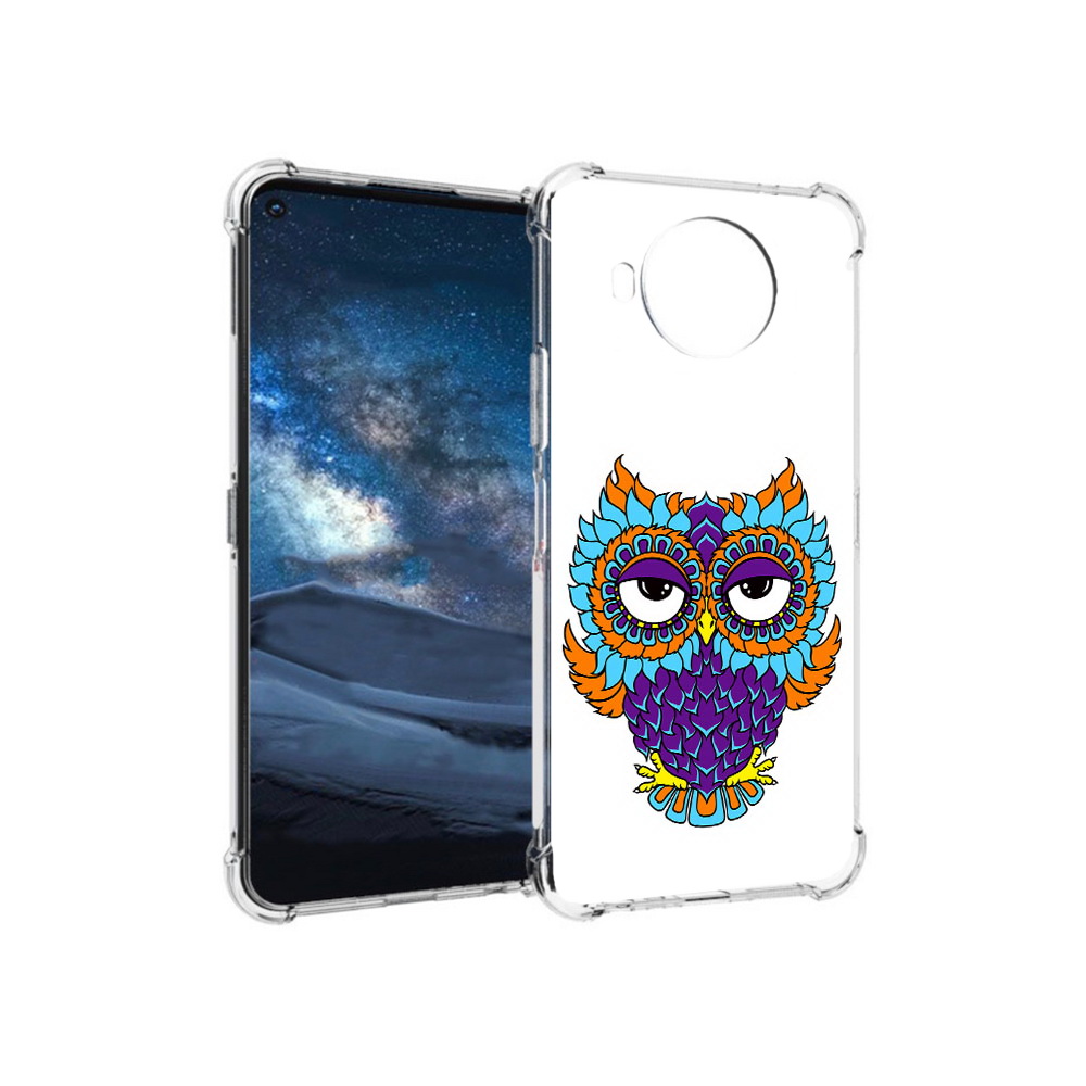 

Чехол MyPads Tocco для Nokia 8.3 Цветная сова (PT227053.110.198), Прозрачный, Tocco