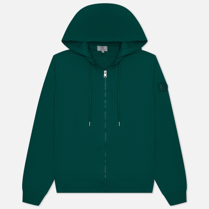 

Мужская толстовка Woolrich Light Classic Full Zip Hoodie зелёный, Размер XS, Зеленый, Light Classic Full Zip Hoodie