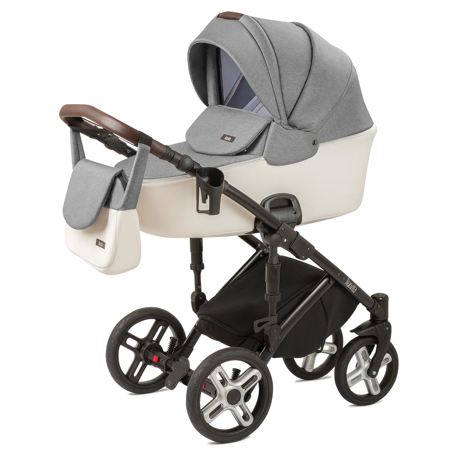 фото Детская коляска nuovita carro sport 2 в 1 (antracite bianco/антрацит белый)