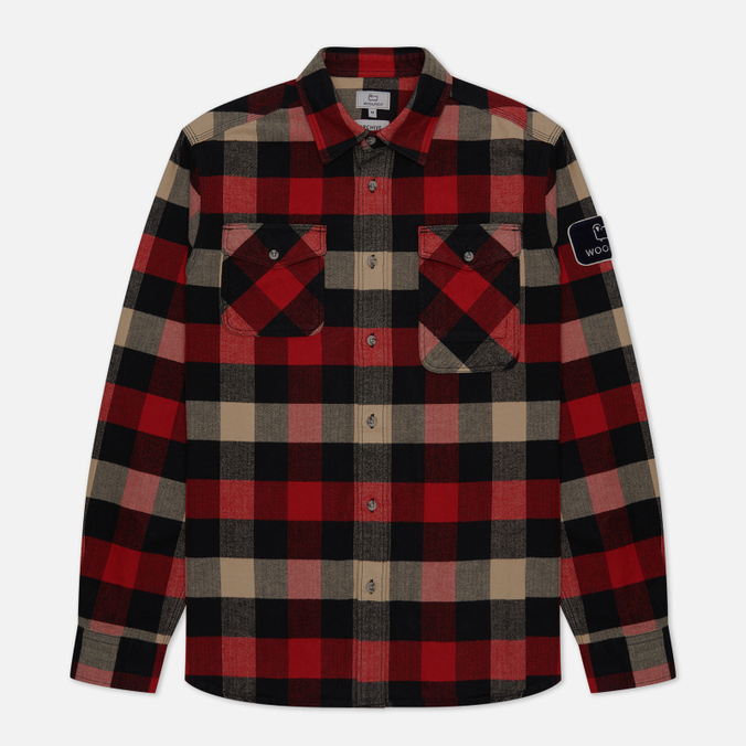 

Мужская рубашка Woolrich Trail красный, Размер XXL, Trail