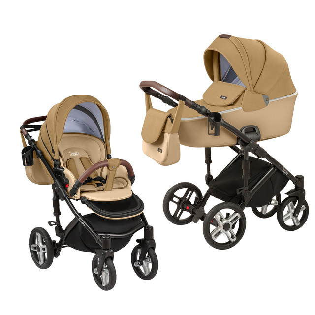 фото Детская коляска nuovita carro sport 2 в 1 (beige/бежевый)