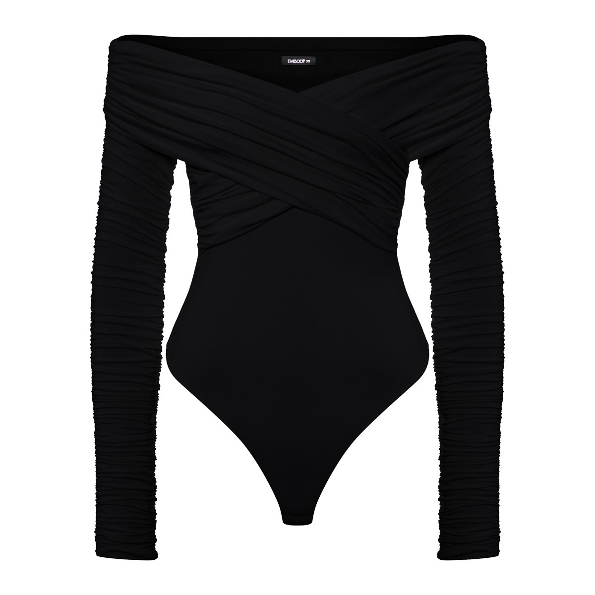 

Боди женское EMBODY 35881 черное M, Черный, 35881