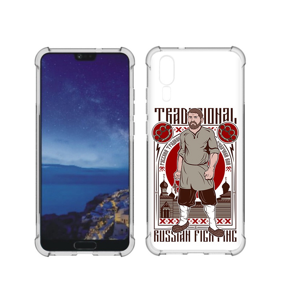 

Чехол MyPads Tocco для Huawei P20 Традициональный мужчина (PT108006.52.173), Прозрачный, Tocco