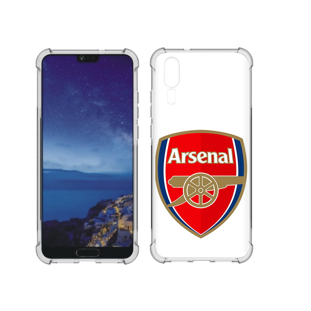 

Чехол MyPads Tocco для Huawei P20 ФК Арсенал логотип (PT108006.52.174), Прозрачный, Tocco
