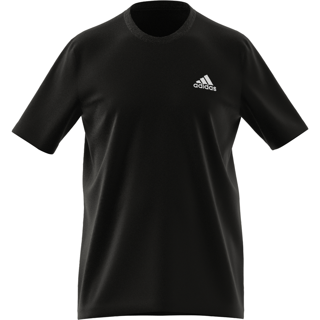 фото Футболка мужская essentials embroidered small logo tee adidas черная m