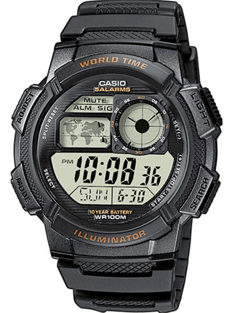 

Наручные часы AE-1000W-1AVEF Casio, AE-1000W-1AVEF
