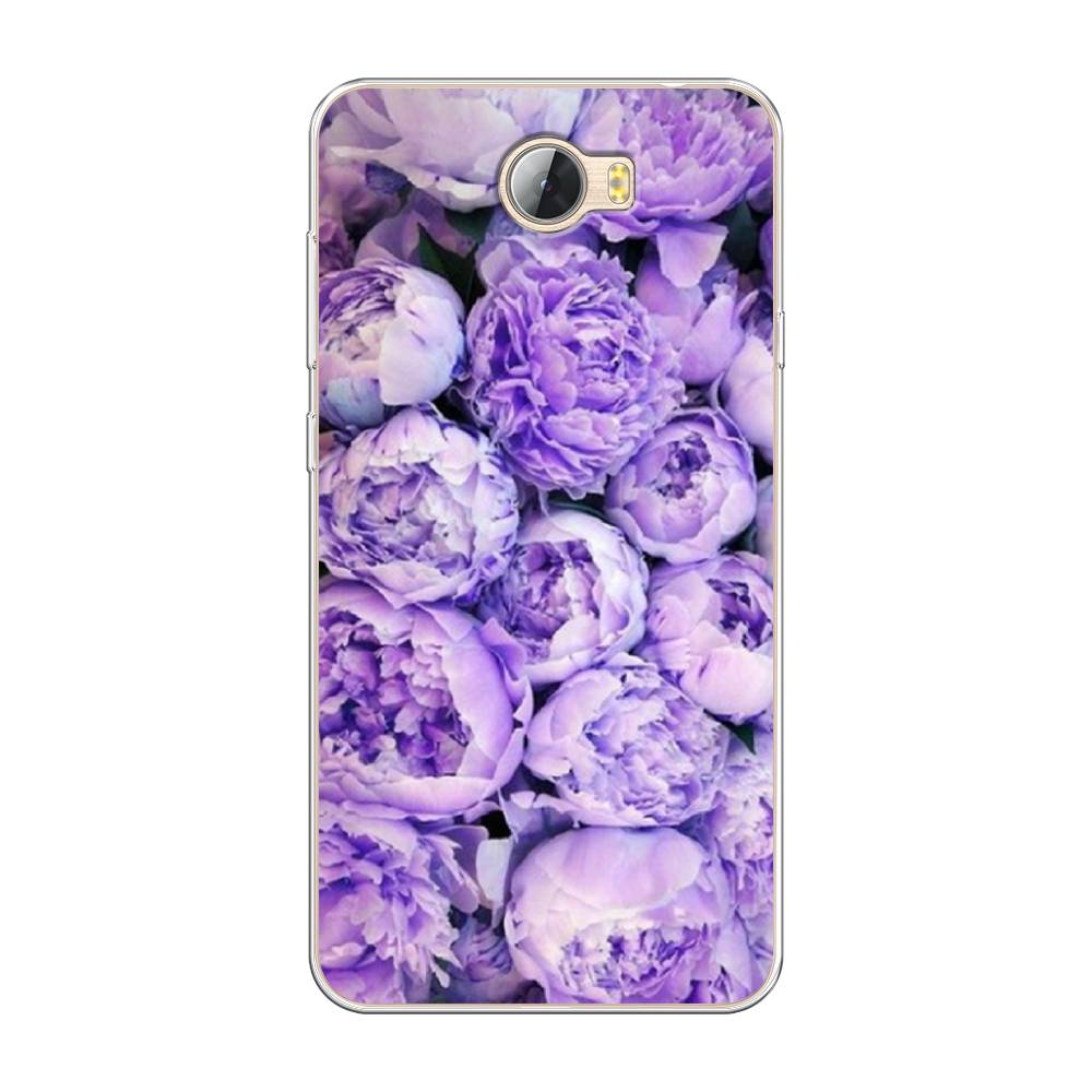

Чехол Awog на Huawei Y5 II "Пионы сиреневые", Разноцветный, 61950-8