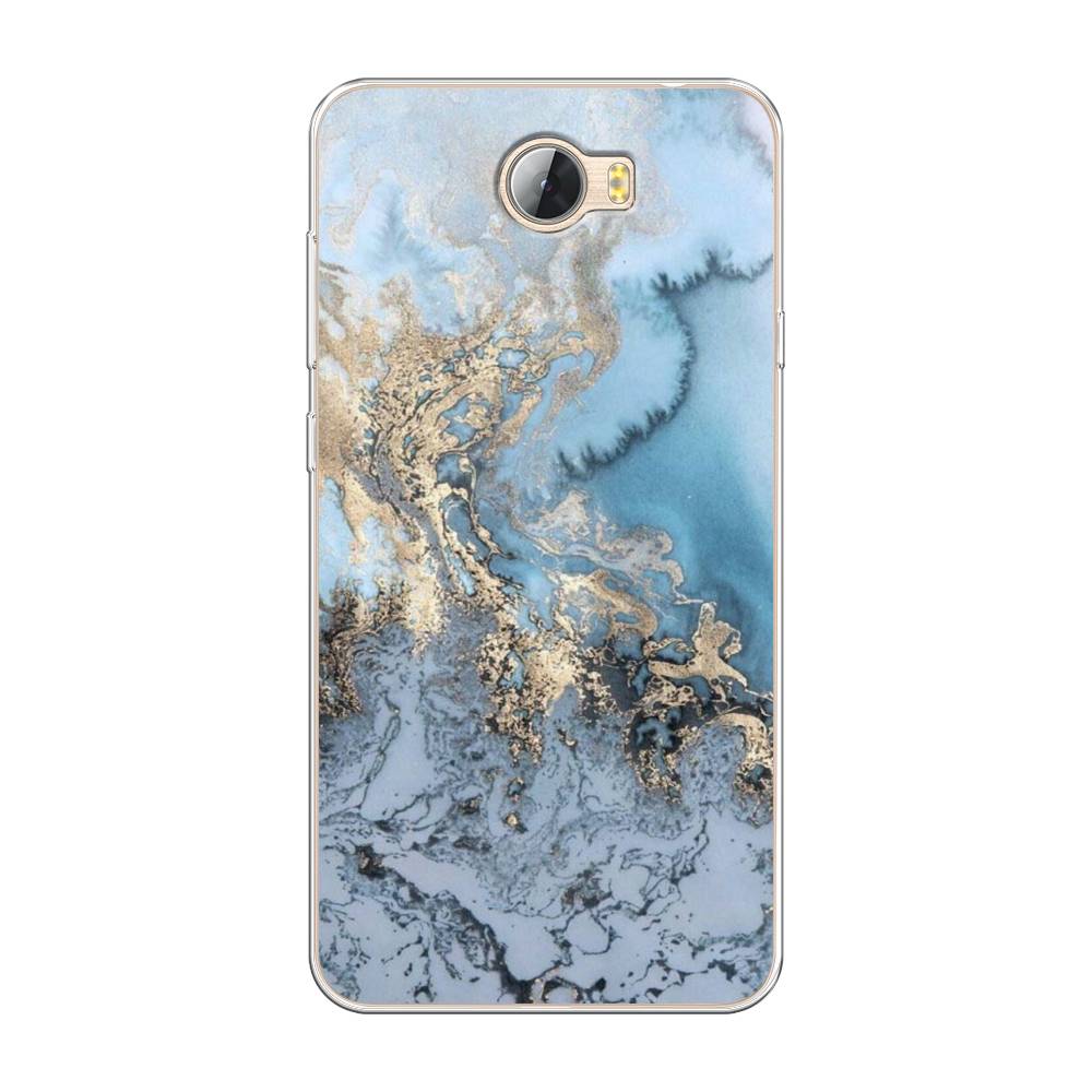 

Чехол Awog на Huawei Y5 II "Морозная лавина синяя", 61950-3
