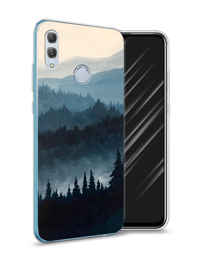 

Чехол Awog на Honor 10 Lite "Туманные горы", Бежевый;серый;черный, 67550-4
