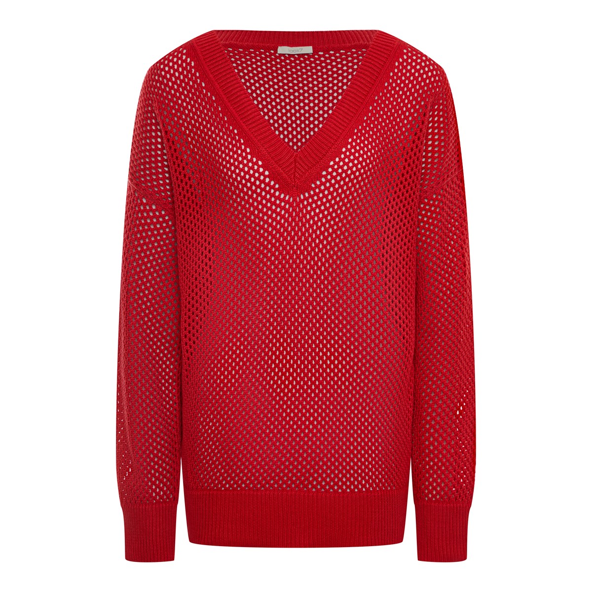 

Пуловер женский Look7 56874 красный S/M, 56874