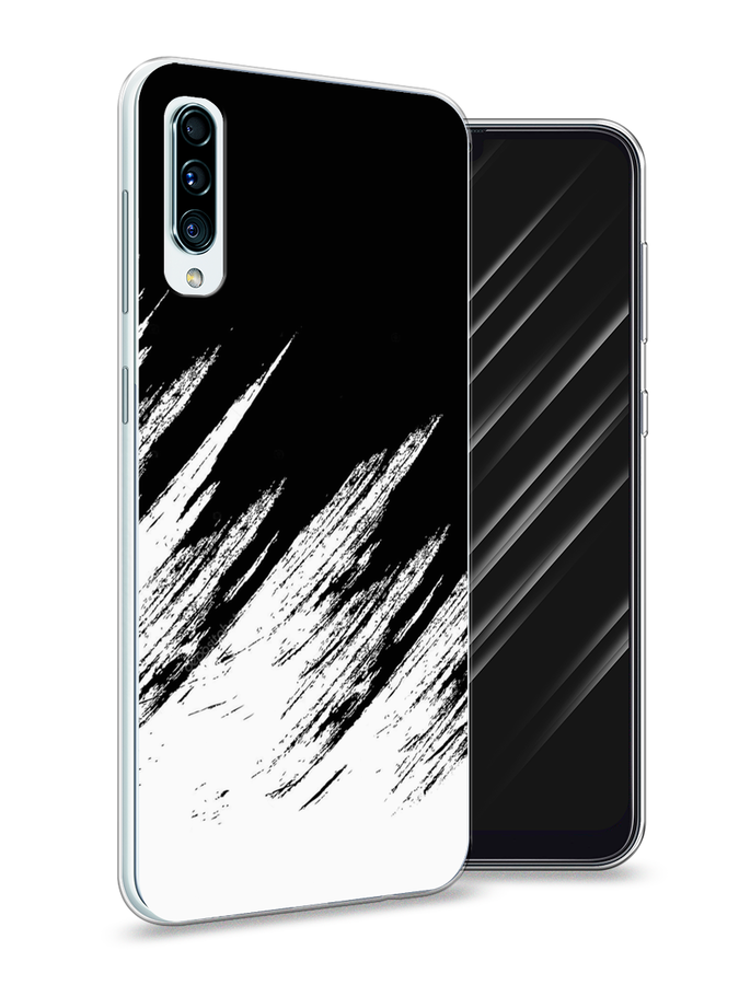 

Чехол Awog на Samsung Galaxy A50/A30S "Черно белые брызги", Разноцветный, 27750-3