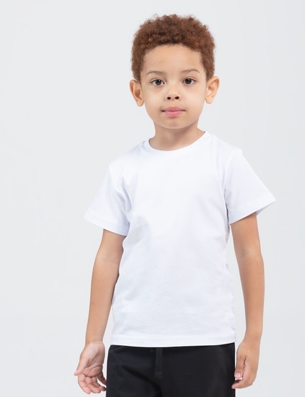 Футболка детская Cherubino 628561, белый, 128 рубашка детская cherubino cwjb 63168 23 серый 128