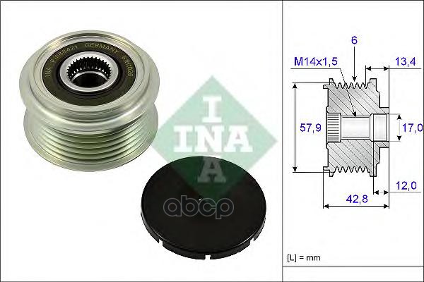 

Clutch Pulley Ina 535024010