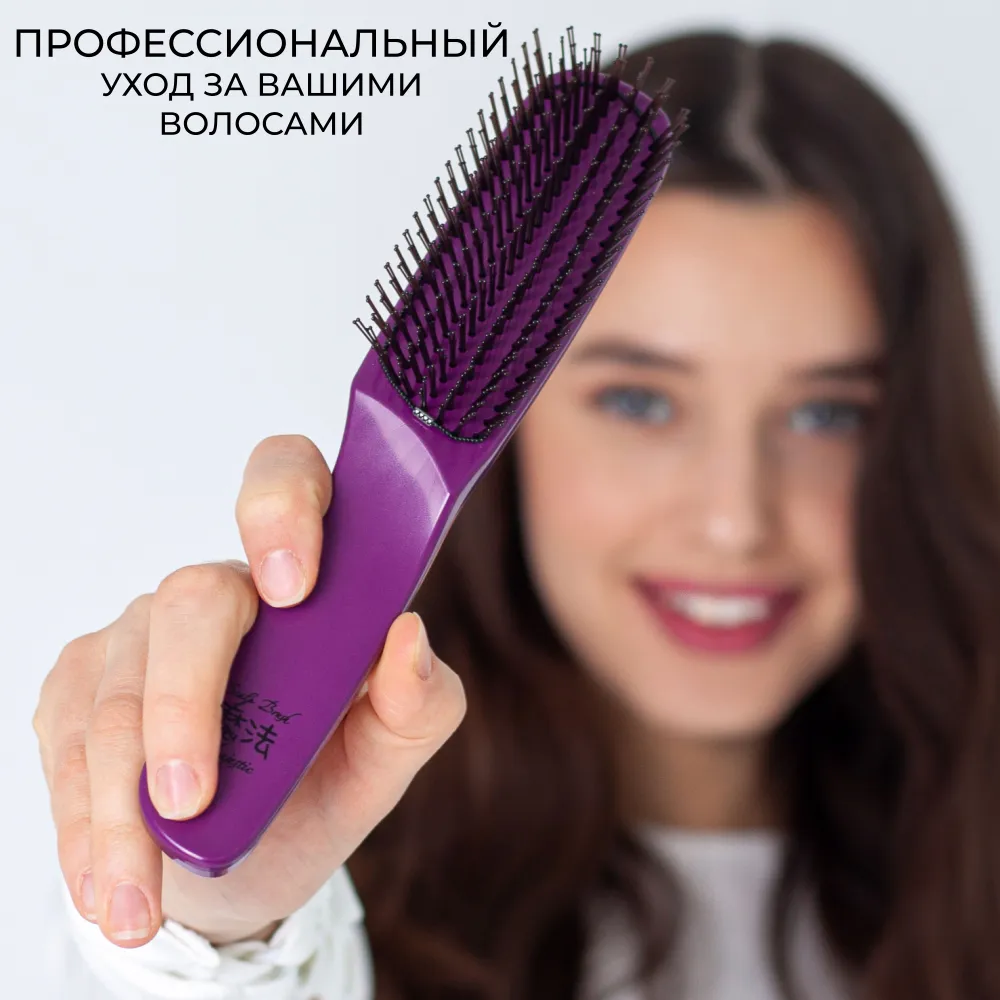 

Расческа для волос Majestic Pearl Violet Универсальная, Фиолетовый, M-Pearl Violet