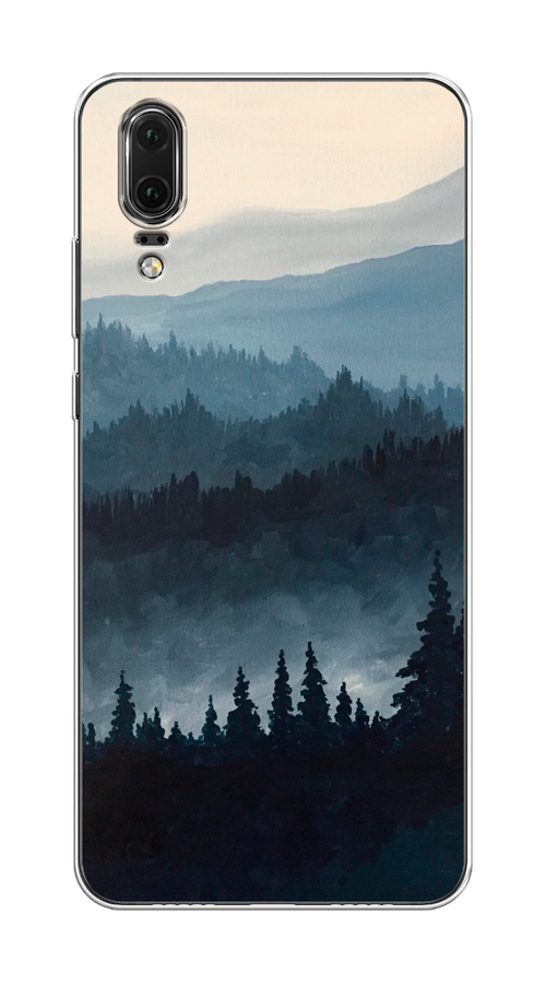 

Чехол Awog на Huawei P20 "Туманные горы", Бежевый;серый;черный, 64350-4