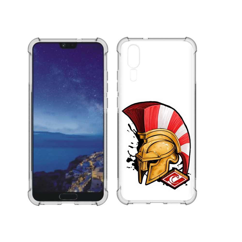 

Чехол MyPads Tocco для Huawei P20 ФК спартак шлем (PT108006.52.185), Прозрачный, Tocco