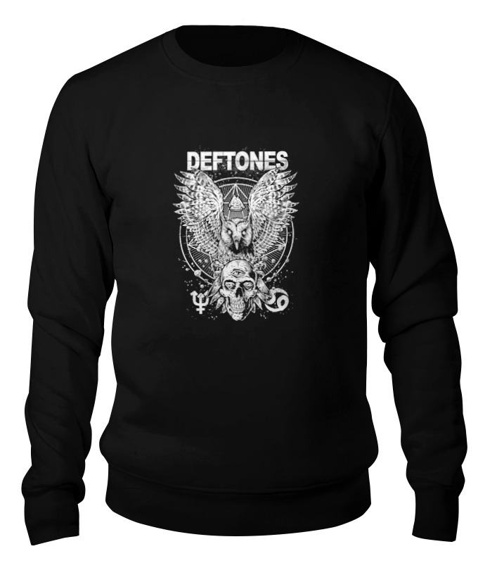 

Свитшот унисекс Printio Deftones черный S, Deftones