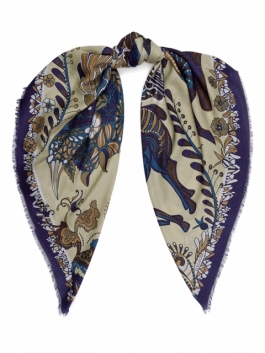 

Платок женский ELEGANZZA 01-00041604 фиолетовый, 120х120 см, 01-00041604
