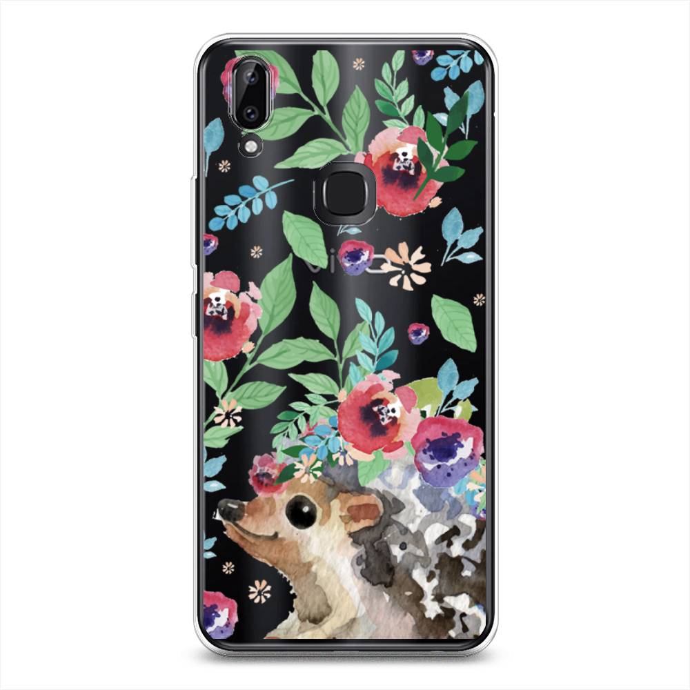 

Чехол Awog на Vivo Y85/V9 "Ежик в цветах акварель", Разноцветный, 260350-2