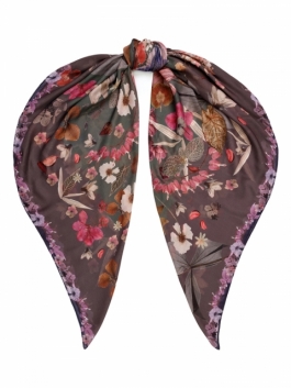

Платок женский ELEGANZZA 01-00041350 коричневый, 120х120 см, 01-00041350
