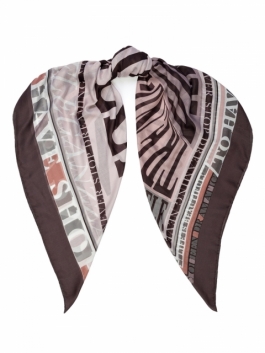 

Платок женский Eleganzza 01-00041353 коричневый, 120х120 см, 01-00041353