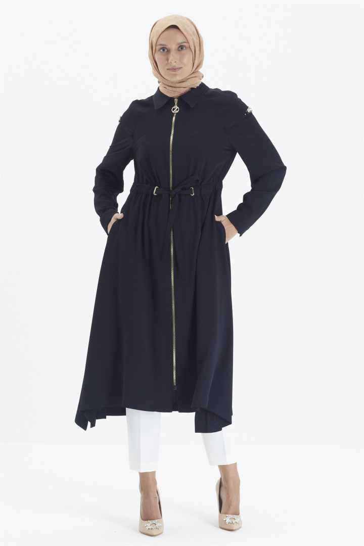 

Плащ мусульманский женский Zühre 3537 черный 40 RU (товары доставляются из-за рубежа), 3537