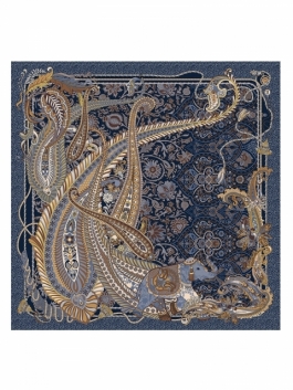 

Платок женский ELEGANZZA 01-00041842 синий, 125х125 см, 01-00041842