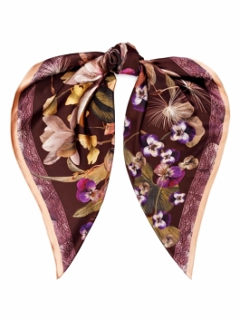 

Платок женский ELEGANZZA 01-00041589 бордовый, 90х90 см, 01-00041589