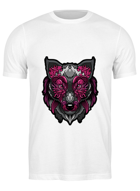 

Футболка мужская Printio Красочная волк белая 3XL, Белый, Красочный волк