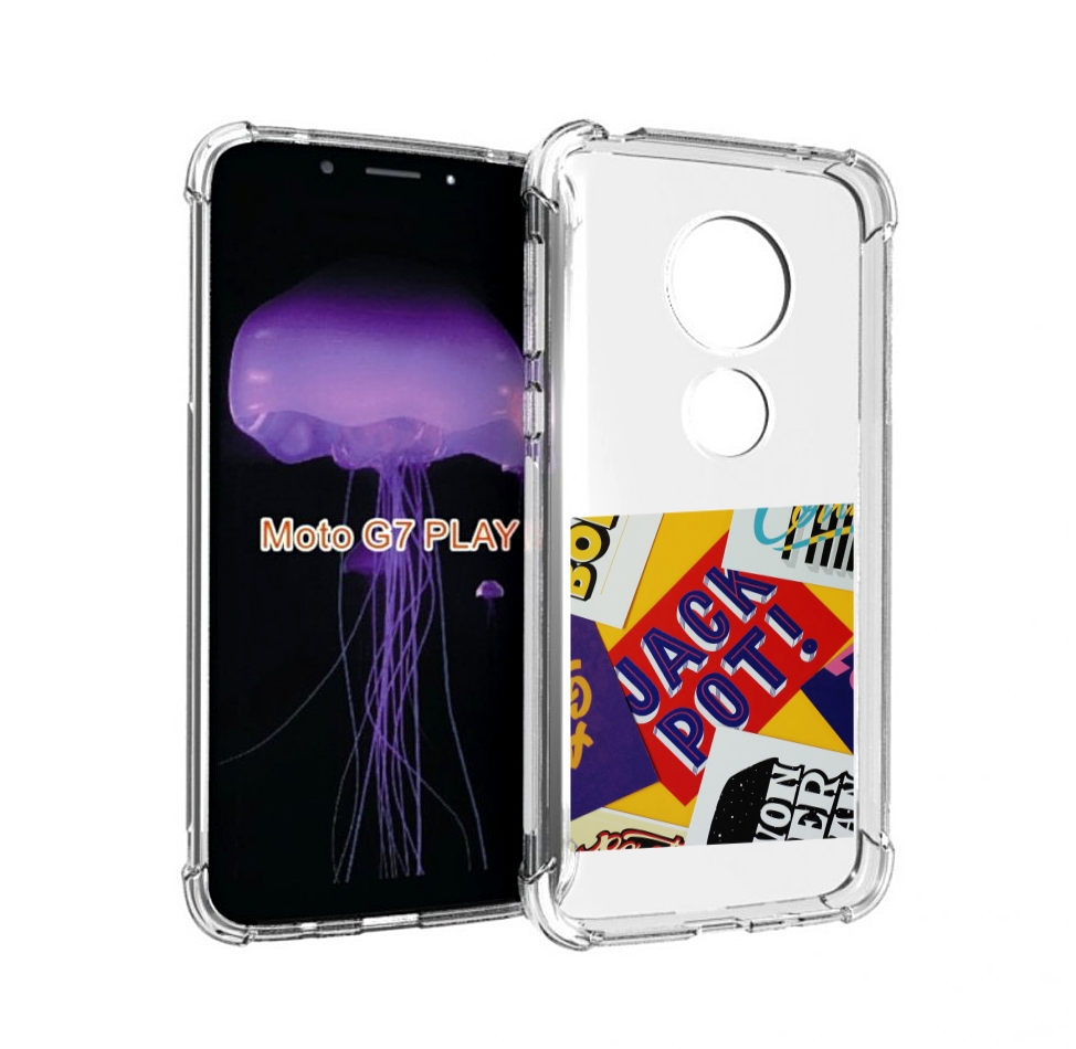 

Чехол MyPads джекпот для Motorola Moto G7 Play, Прозрачный, Tocco