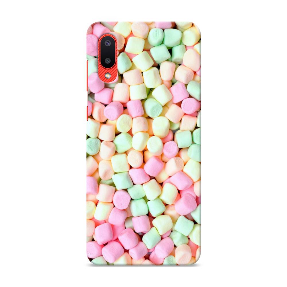 фото Пластиковый чехол "marshmallows" на samsung galaxy a02 awog