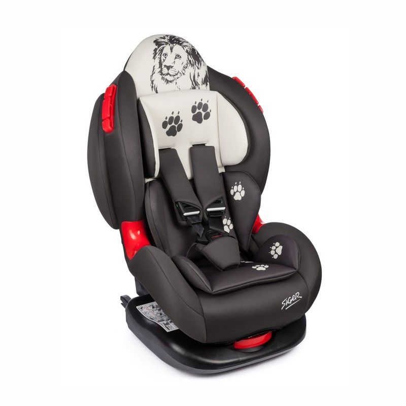 Автокресло Siger Кокон ISOFIX, гр.1/2 9-25кг., лев, арт:KRES3596 polini kids детское подвесное кресло кокон