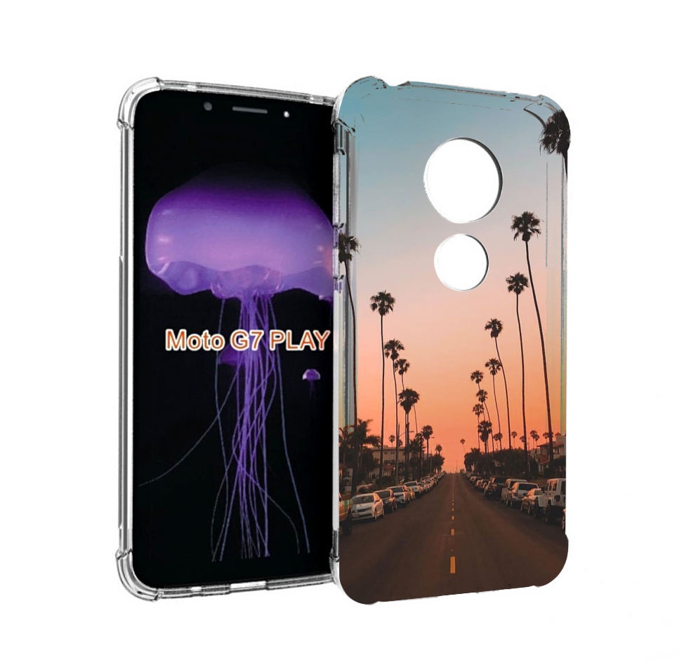 

Чехол MyPads дорога-с-закатом для Motorola Moto G7 Play, Прозрачный, Tocco