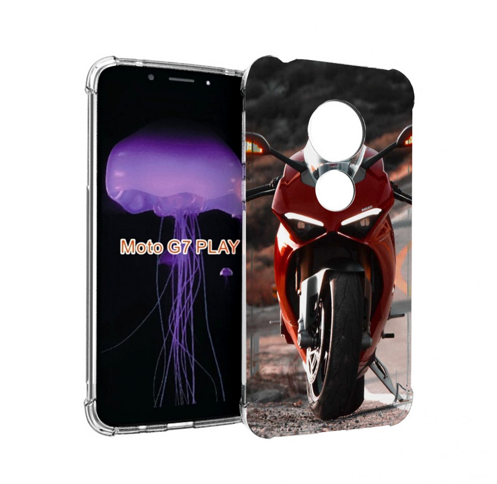 Чехол MyPads дукати мотоцикл для Motorola Moto G7 Play
