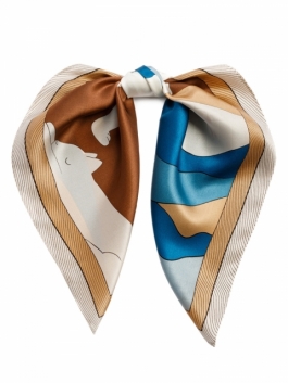 

Шейный платок женский Eleganzza 01-00041579 голубой, 53х53 см, Разноцветный, 01-00041579