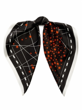 

Платок женский ELEGANZZA 01-00041583 черный, 53х53 см, 01-00041583