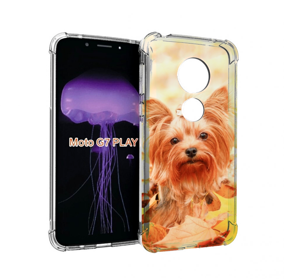 

Чехол MyPads еркширдскии терьер иорк для Motorola Moto G7 Play, Прозрачный, Tocco