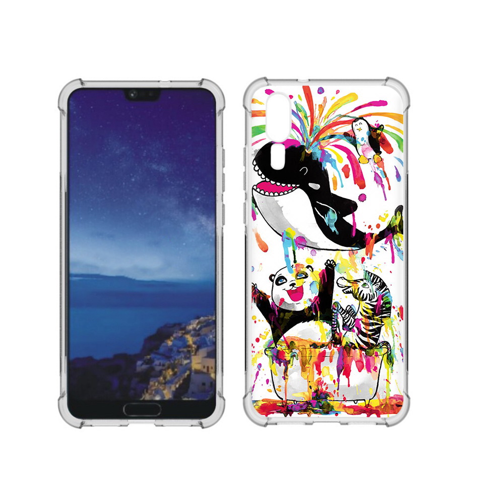 Чехол MyPads Tocco для Huawei P20 Хиппи кит (PT108006.52.191)