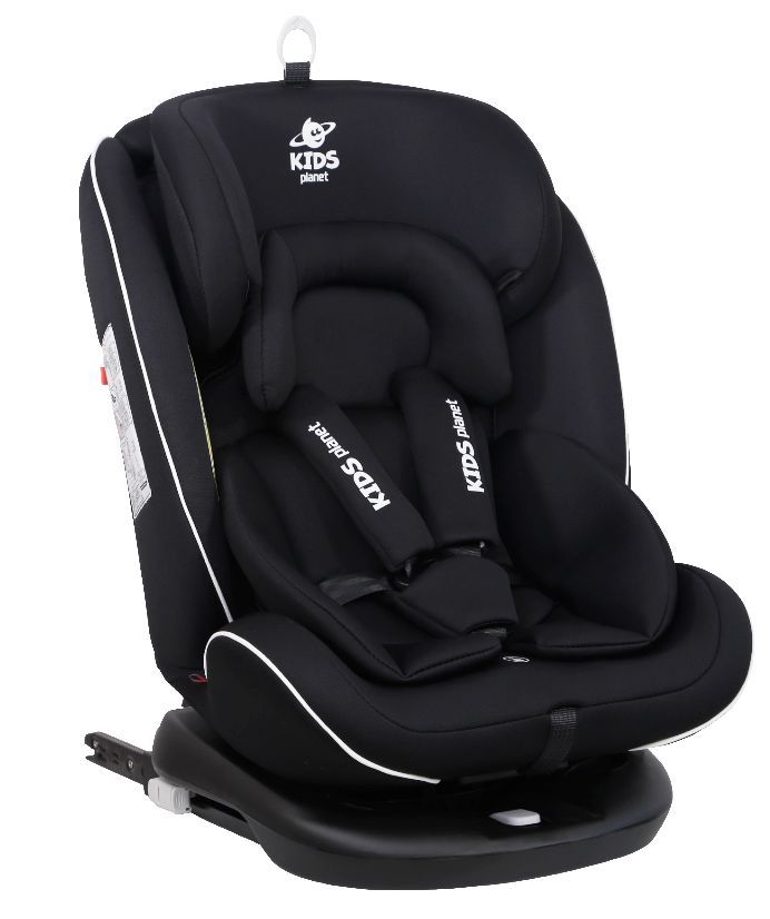 фото Автокресло kids planet starship isofix, гр.0+/1/2/3 0-36кг., антрацит, арт:kres3604