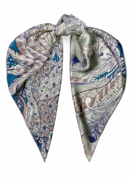 

Платок женский ELEGANZZA 01-00040587 зеленый, 86х86 см, 01-00040587