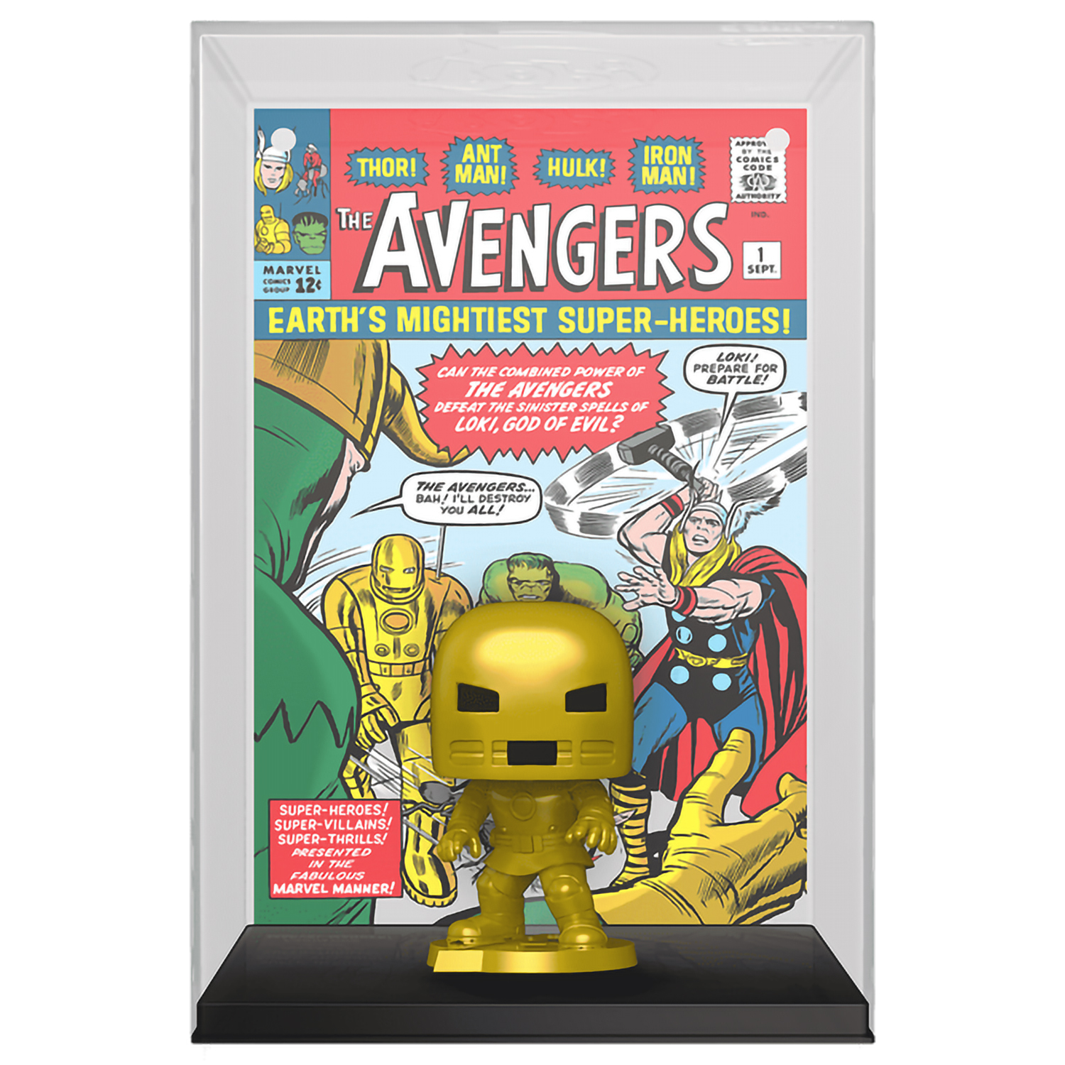 

Фигурка Funko Pop Comic Cover Marvel Avengers #1 Iron Man (Exc) (28)