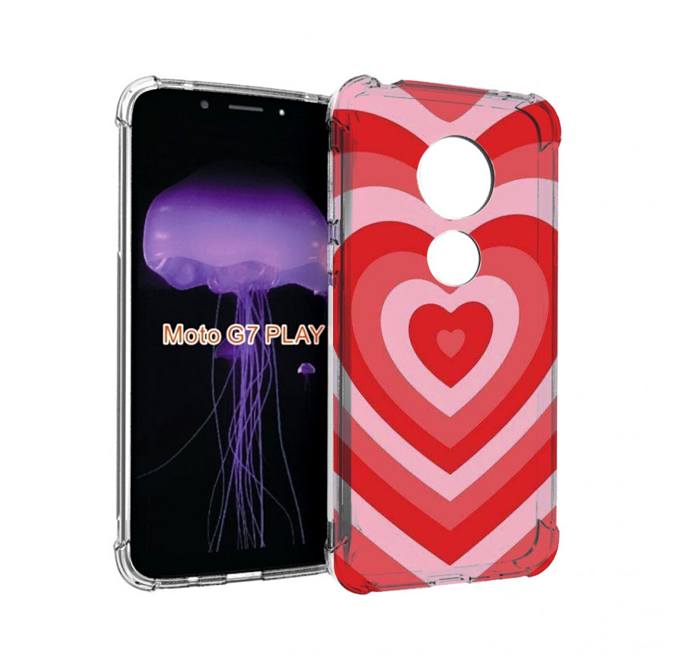 

Чехол MyPads завораживающее сердце женский для Motorola Moto G7 Play, Прозрачный, Tocco