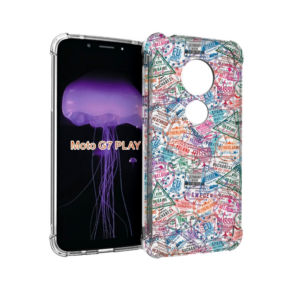 

Чехол MyPads загранчехол для Motorola Moto G7 Play, Прозрачный, Tocco
