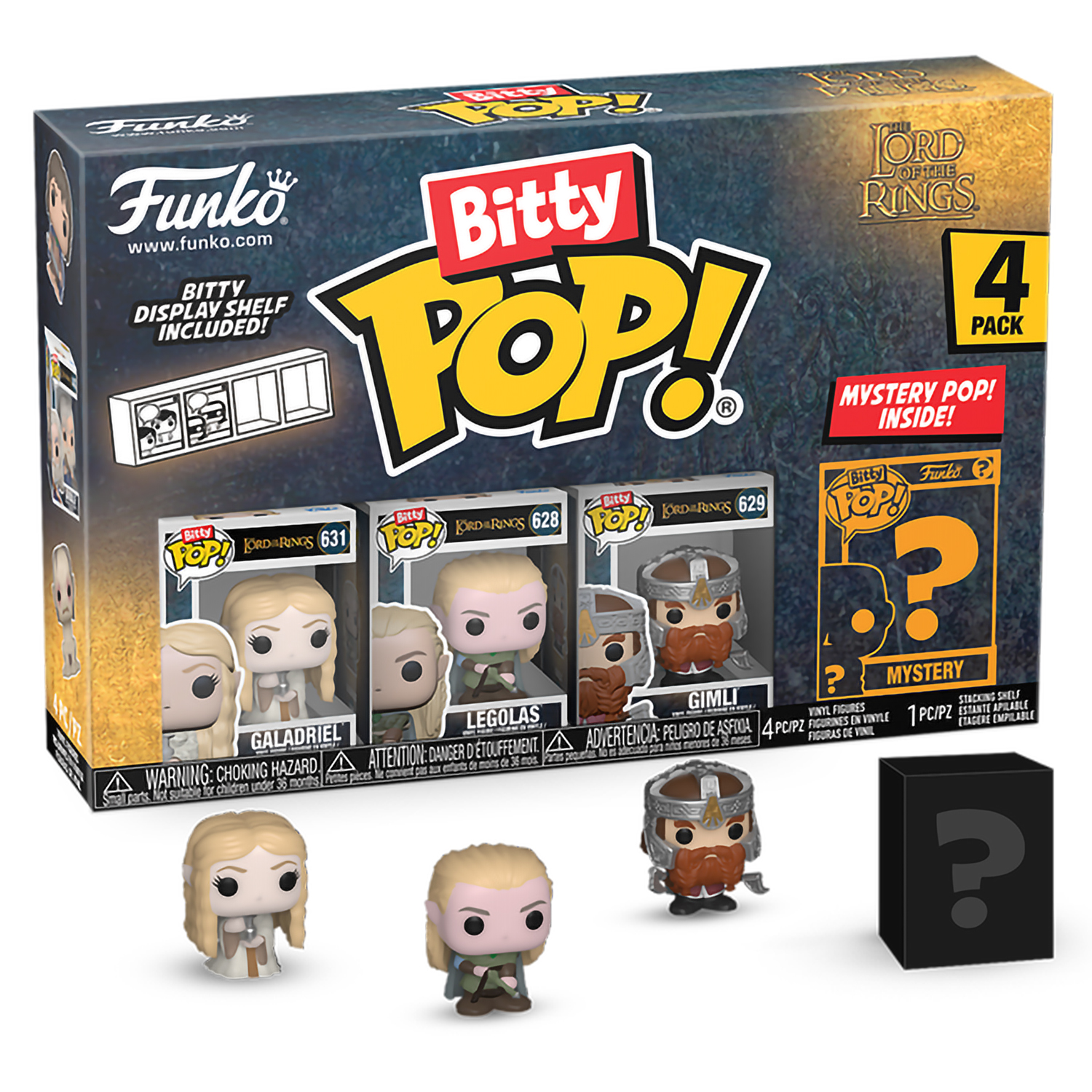 

Фигурка Funko Bitty Pop Lord Of The Rings Galadriel;Legolas;Gimly Mystery (1 of 4)