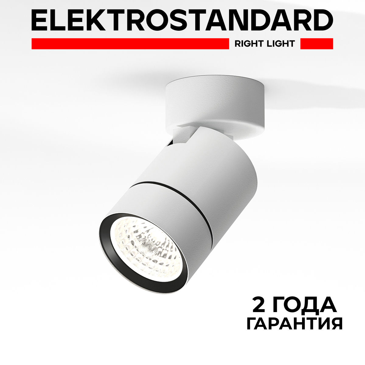 

Накладной поворотный светильник Elektrostandard Niro 25013/01 GU10 белый, Niro