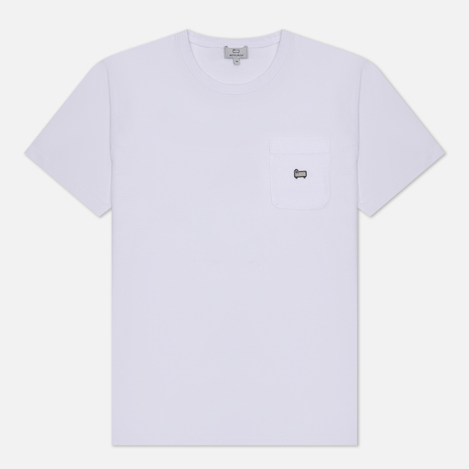 

Мужская футболка Woolrich Pocket Crew Neck белый, Размер XL, Pocket Crew Neck