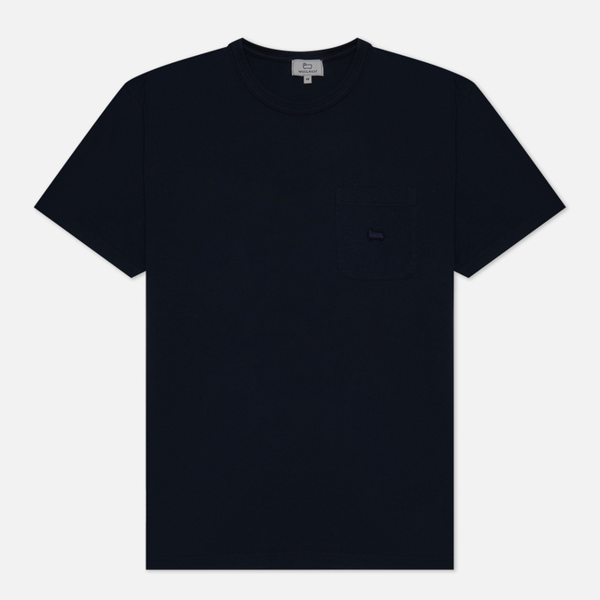 

Мужская футболка Woolrich Pocket Crew Neck синий, Размер XXL, Pocket Crew Neck