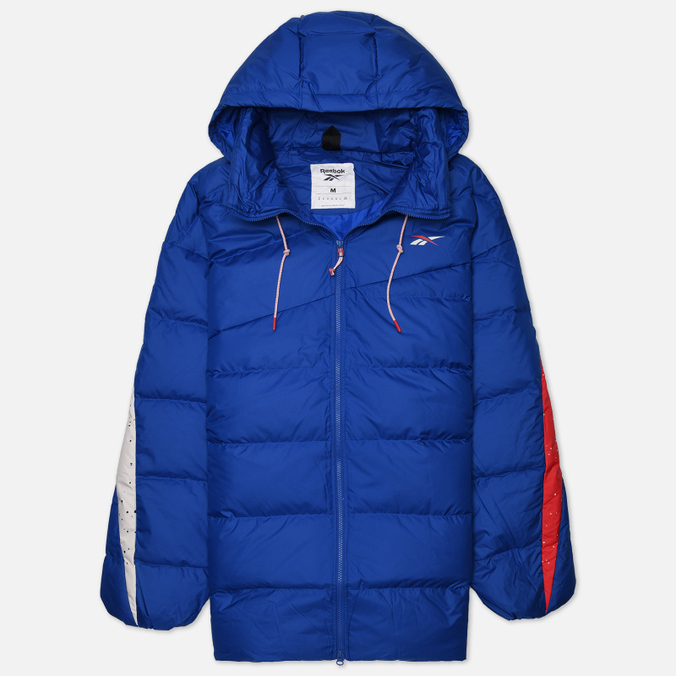 

Мужской пуховик Reebok Vector Long Down синий, Размер XL, Vector Long Down