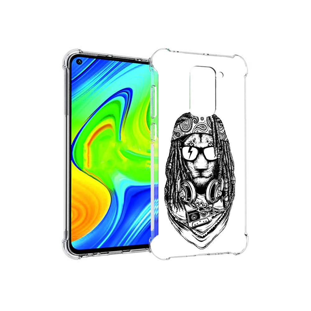 Чехол MyPads Tocco для Xiaomi Redmi Note 9 дреды льва (PT150805.258.338)
