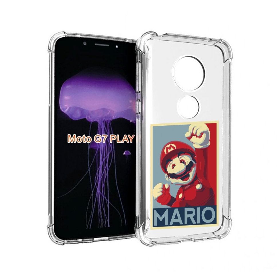 

Чехол MyPads злой марио для Motorola Moto G7 Play, Прозрачный, Tocco